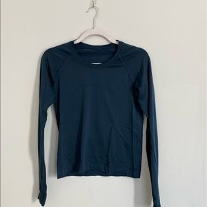Lululemon Swiftly Long Sleeve (Race Length), Navy, Size 8